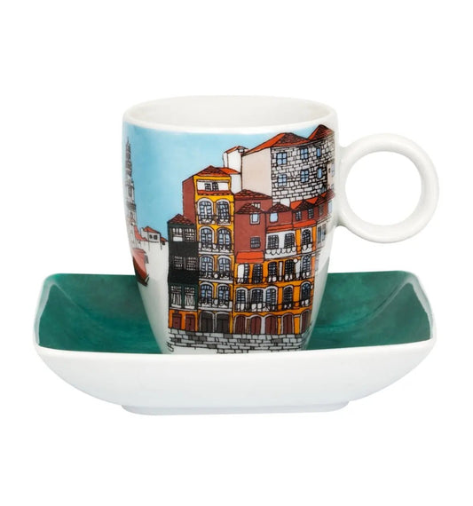 ALMA DO PORTO COFFEE CUPS & SAUCERS Vista Alegre