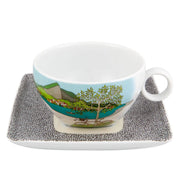 ALMA RIO JANEIRO TEA CUP & SAUCER Vista Alegre - Crystal House