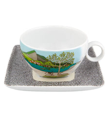 ALMA RIO JANEIRO TEA CUP & SAUCER Vista Alegre - Crystal House