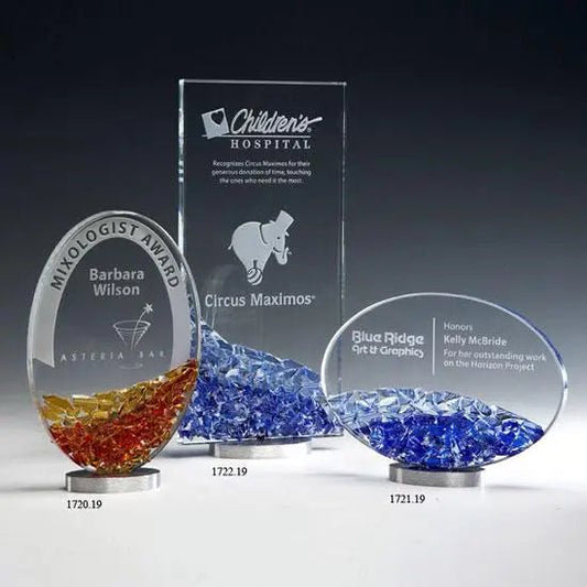 Amber Mosaic Crystal House