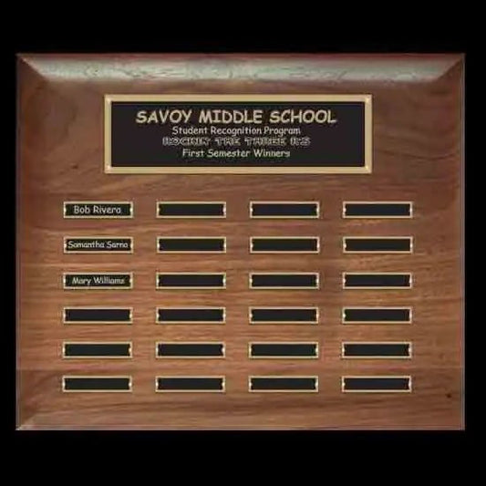 American Walnut Perpetual Crystal House