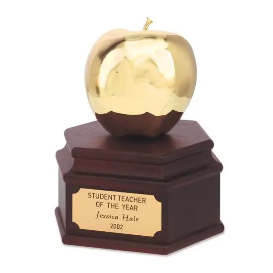 Apple Award - 24K Gold Crystal House