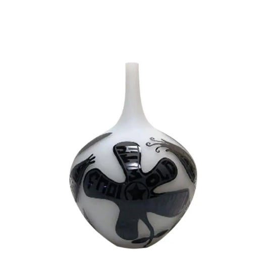 Art Glass Olle BrozÃ©n Concrete Flower Vase Ltd 30 Olle BrozÃ©n Kosta Boda