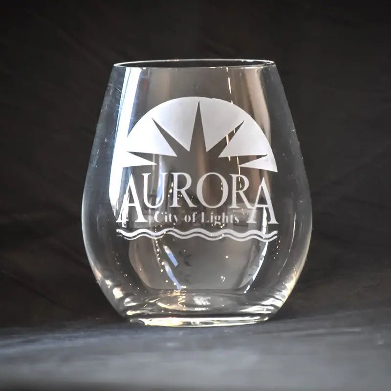 Aurora City of Lights - Stemless Glass Crystal House