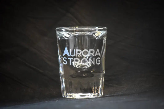 Aurora Strong shot glass - Pair Crystal House