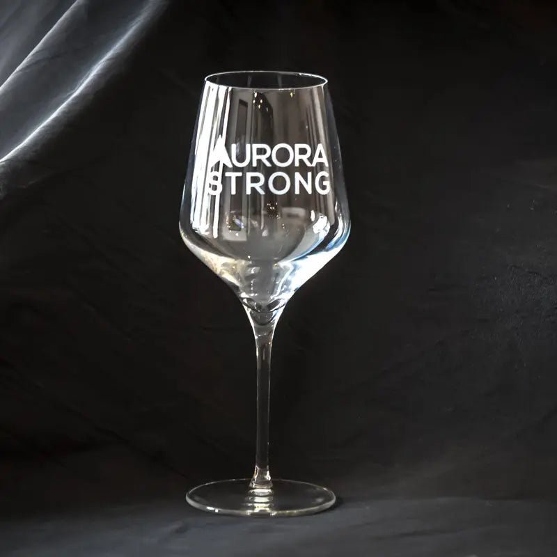 Aurora Strong - White Wine Glass Crystal House