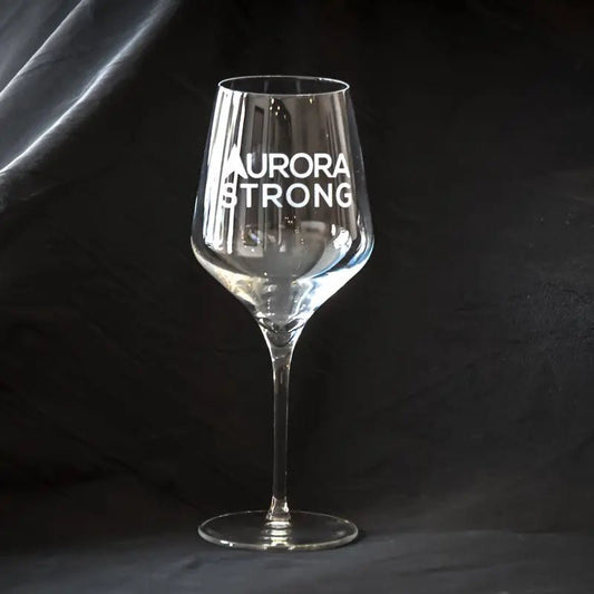 Aurora Strong - White Wine Glass Crystal House