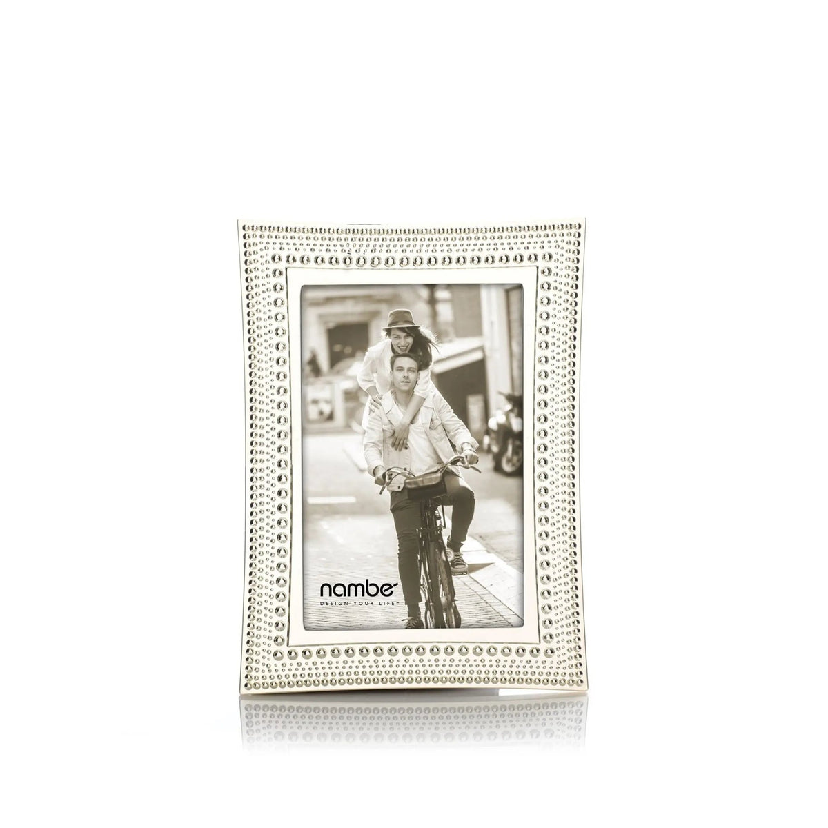 Beaded Frame Nambé