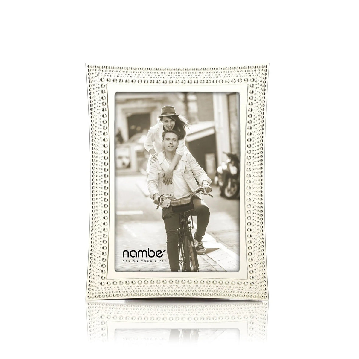 Beaded Frame Nambé