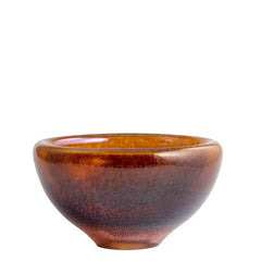 Beans Beans Bowl Golden Brown Ac -21 by  Bertil Vallien Kosta Boda
