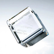 BEVELED DIAMOND CUBE Crystal House - Prism