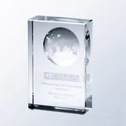 BEVELED GLOBE BLOCK Crystal House - Prism