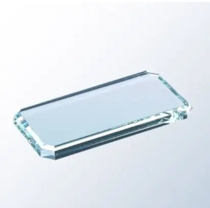 BEVELED RECTANGLE BASE Crystal House - Prism