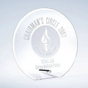BEVELED W/ ALUMINUM POLE Crystal House - Prism