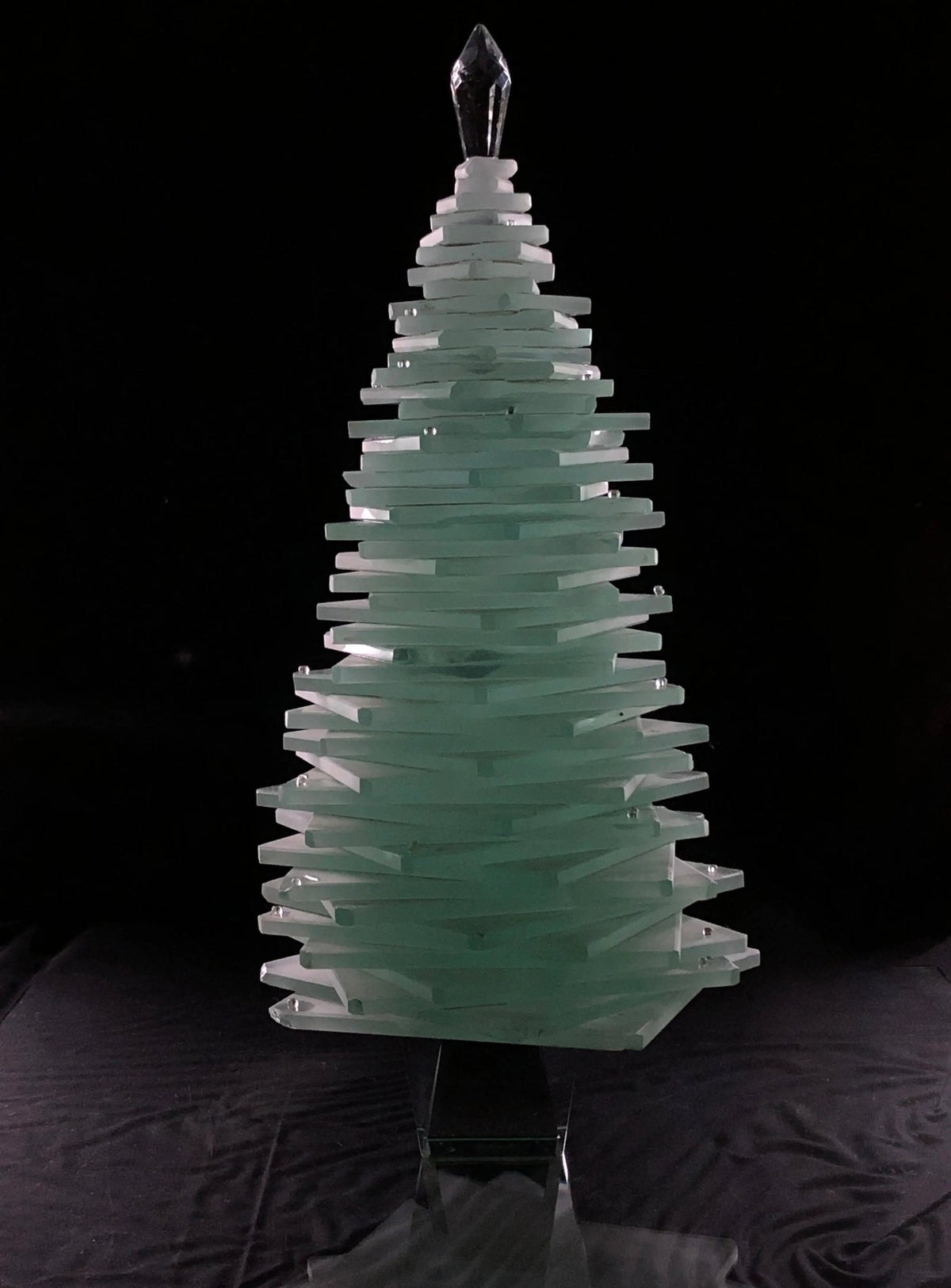 Beyond a Christmas Tree Scuplture Crystal House