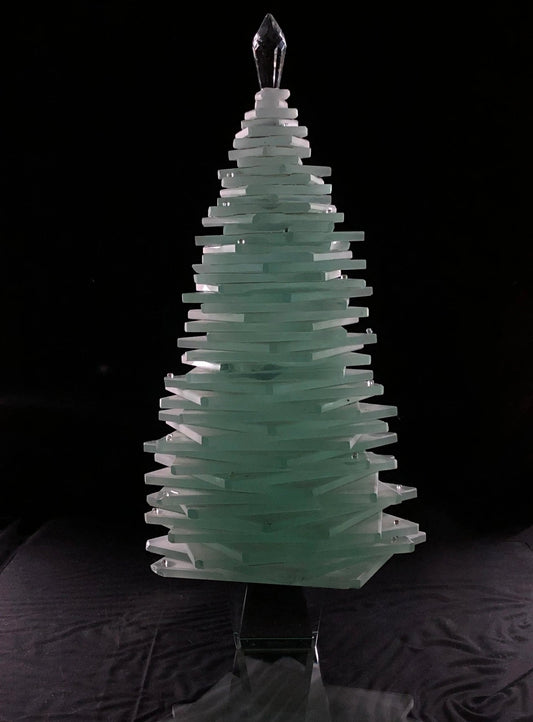 Beyond a Christmas Tree Scuplture Crystal House