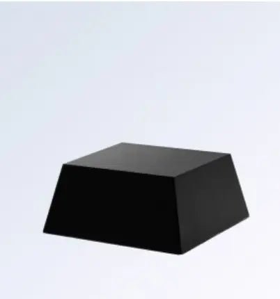 BLACK PAINTED ALUMINUM BASE Crystal House - Prism