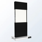 BLACK TIERED POST Crystal House - Prism