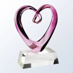 BLACK/CLEAR BASE ART GLASS Crystal House - Prism