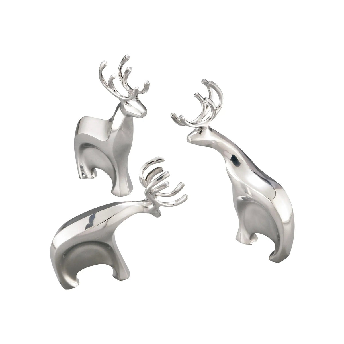 Blitzen Reindeer Figurine Set Nambé