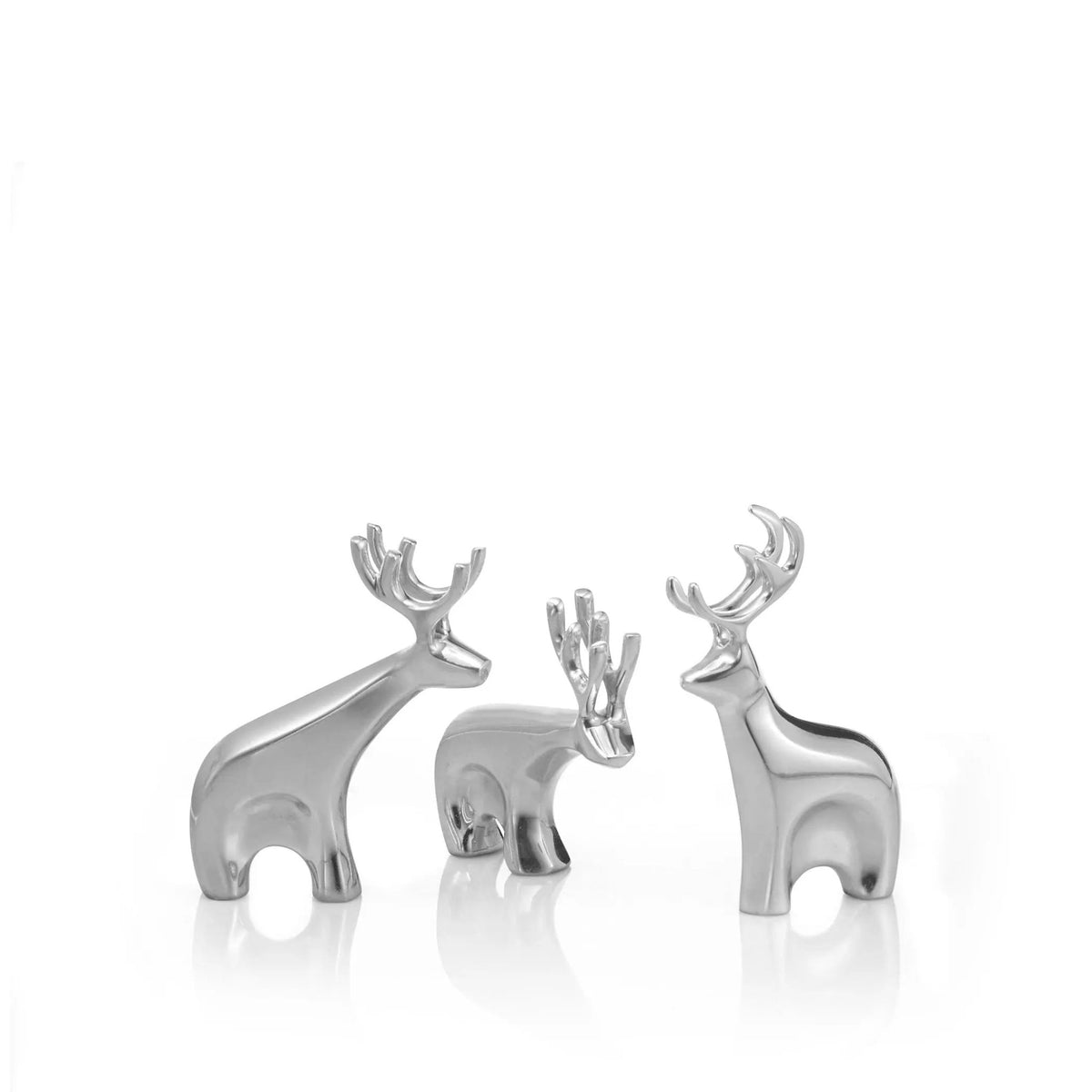 Blitzen Reindeer Figurine Set Nambé