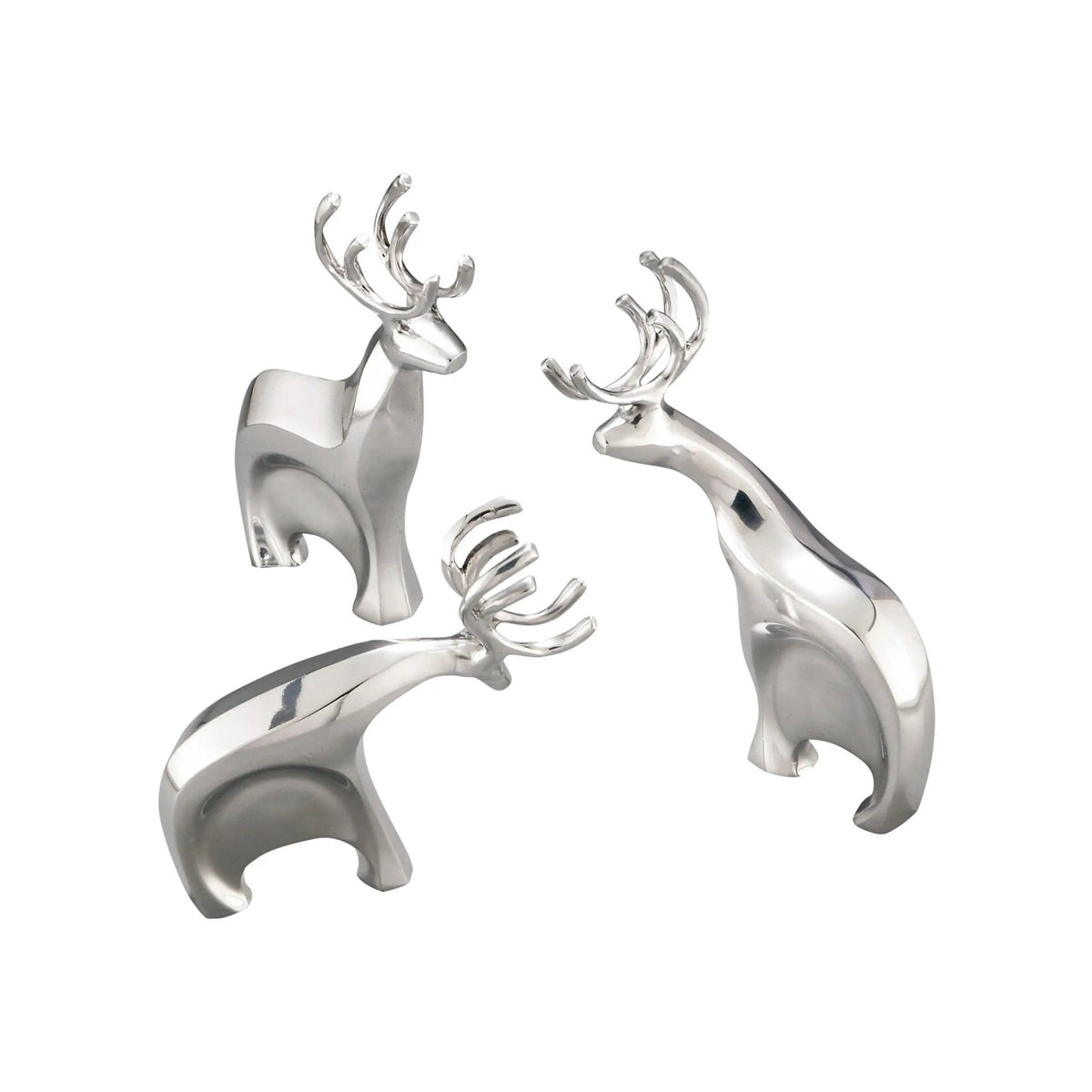 Blitzen Reindeer Figurine Set Nambé
