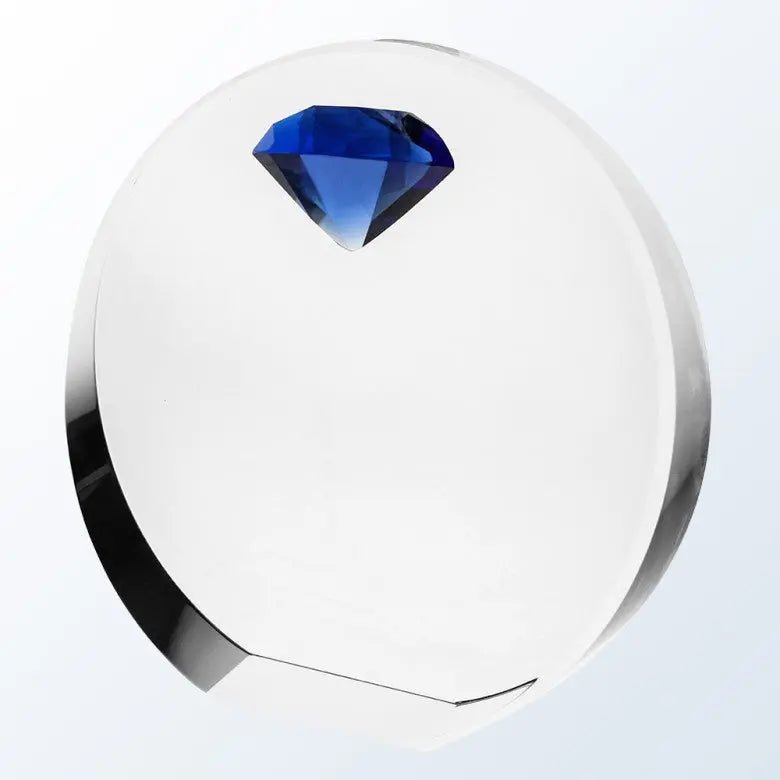 BLUE DIAMOND CIRCLE Crystal House - Prism
