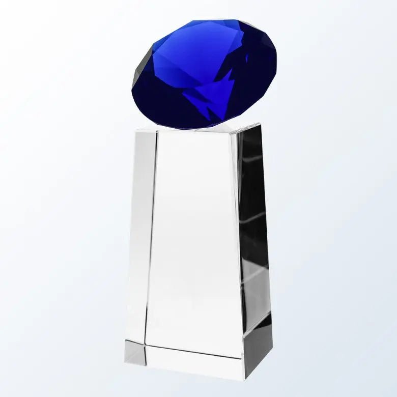 BLUE DIAMOND SLANT Crystal House - Prism