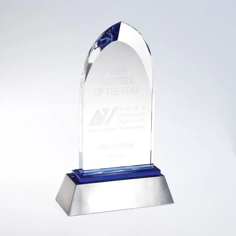 BLUE DIGNITY (ALUMINUM BASE) Crystal House