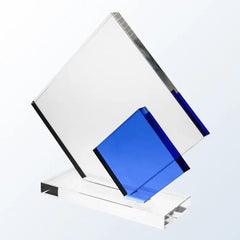 BLUE DOUBLE DIAMOND Crystal House - Prism