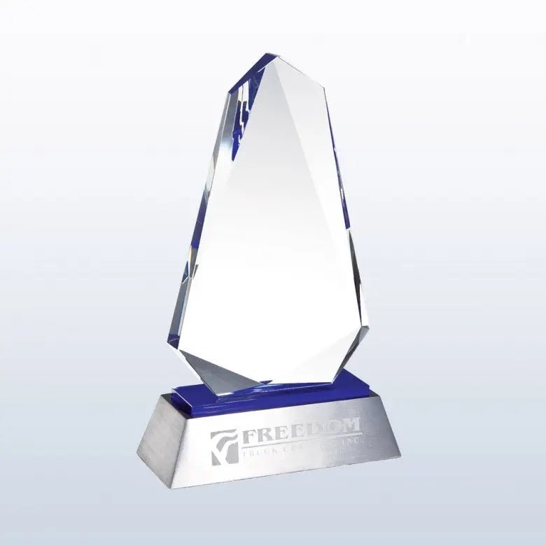 BLUE INSPIRATION (ALUMINUM BASE) Crystal House