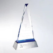BLUE PARAMOUNT (ALUMINUM BASE) Crystal House