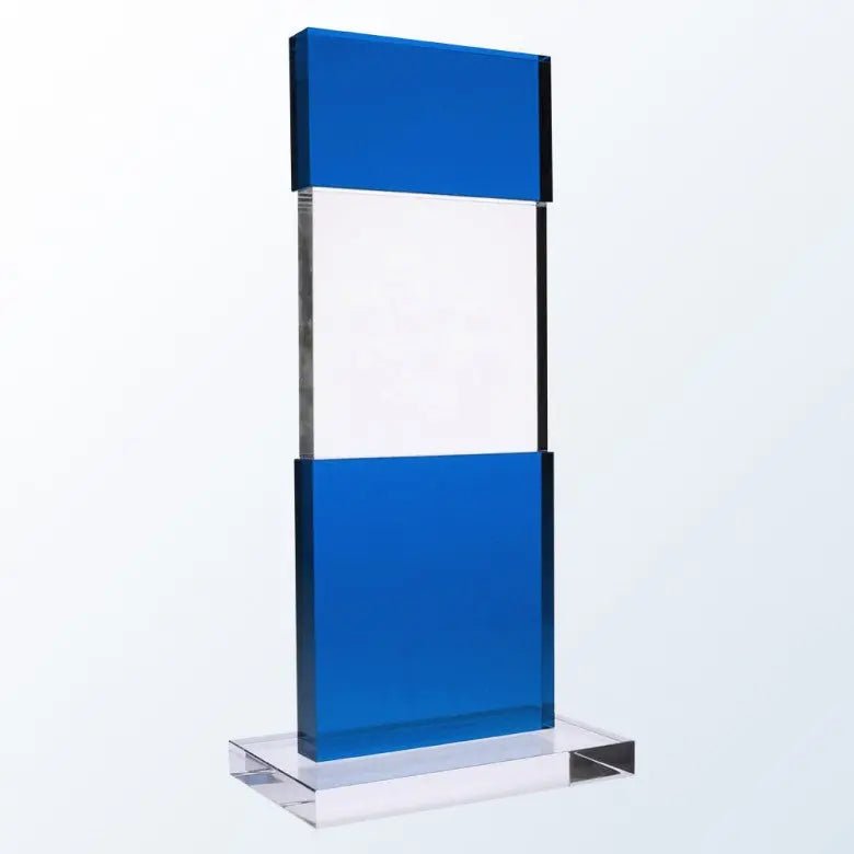 BLUE TIERED POST Crystal House - Prism