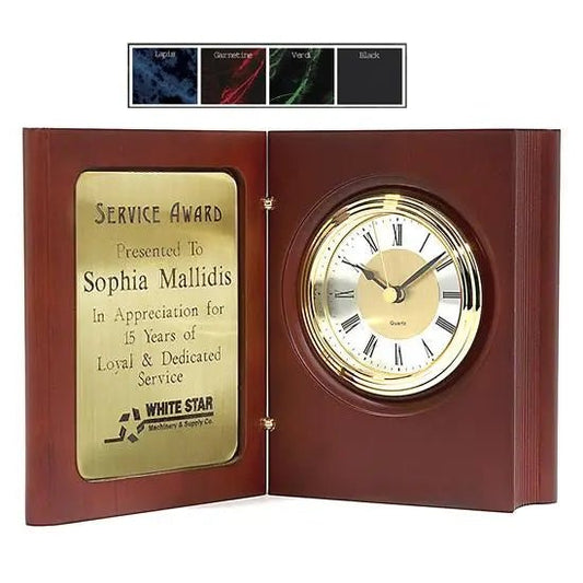 Book Clock (S) Crystal House