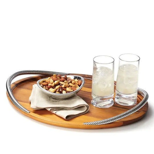 Braid Serving Tray - 19" Nambé