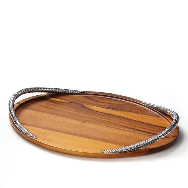 Braid Serving Tray - 19" Nambé