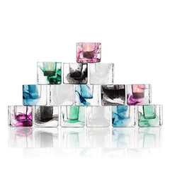 Brick Votive, Blue Kosta Boda