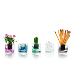 Brick Votive, Blue Kosta Boda