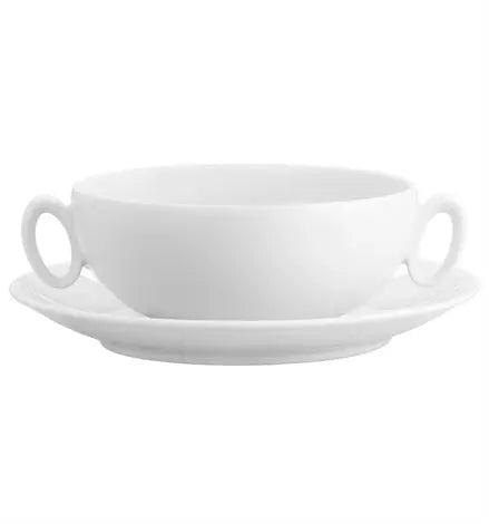 BROADWAY WHITE CONSOMME CUP & SAUCER Vista Alegre