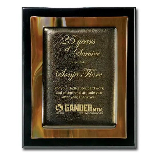 Brown Metallic Crystal House