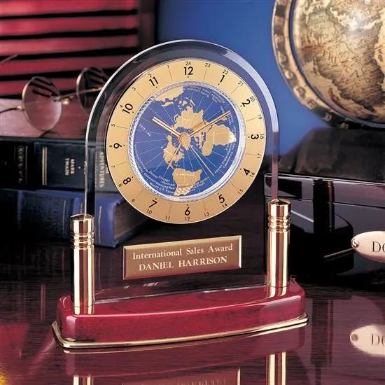 Captain's World Clock Crystal House