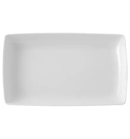 CARRÃ‰ WHITE SMALL RECTANGULAR PLATE 21 Vista Alegre