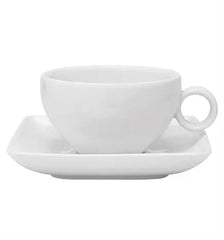 CARRÃ‰ WHITE TEA CUP & SAUCER Vista Alegre