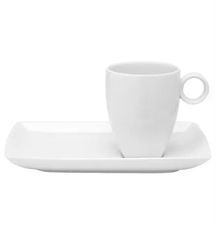 CARRÃ‰ WHITE TRAY & MUG Vista Alegre
