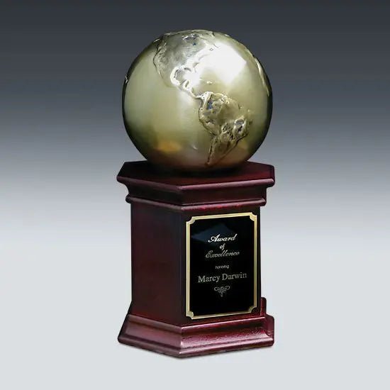 Cast Globe Crystal House