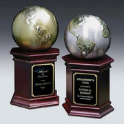 Cast Globe Crystal House