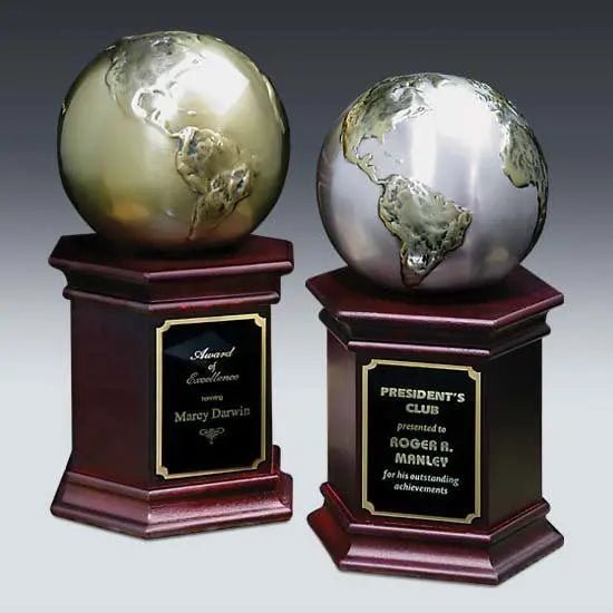Cast Globe Crystal House