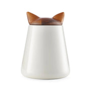 Cat treat jar Nambé