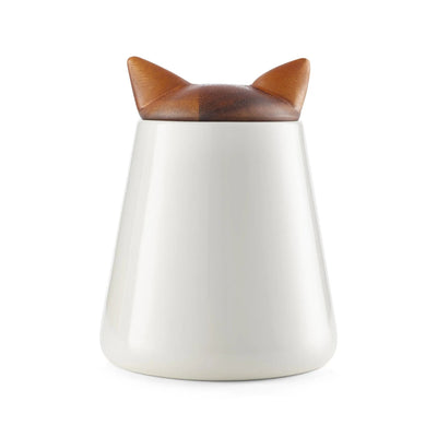 Nambé Nambe Cat Treat Jar – Luxury Pet Keepsake & Client Appreciation Gift – Luxury Home Decor & Keepsake & Custom Engraved Gift