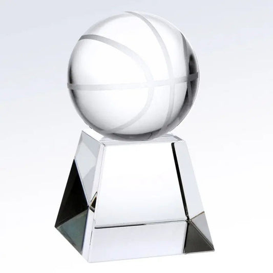 CHAMPIONSHIP BASKETBALL TROPHY Crystal House - Prism